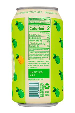 Untitled Art.: UntitledArt-12oz-2020-CBDSparkWater-LemonLime-Facts