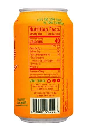 Up To Good: UpToGood-12oz-2023-Sparkling-Peach-Facts