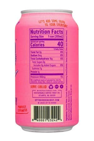 Up To Good: UpToGood-12oz-2023-Sparkling-HibiscusBerry-Facts