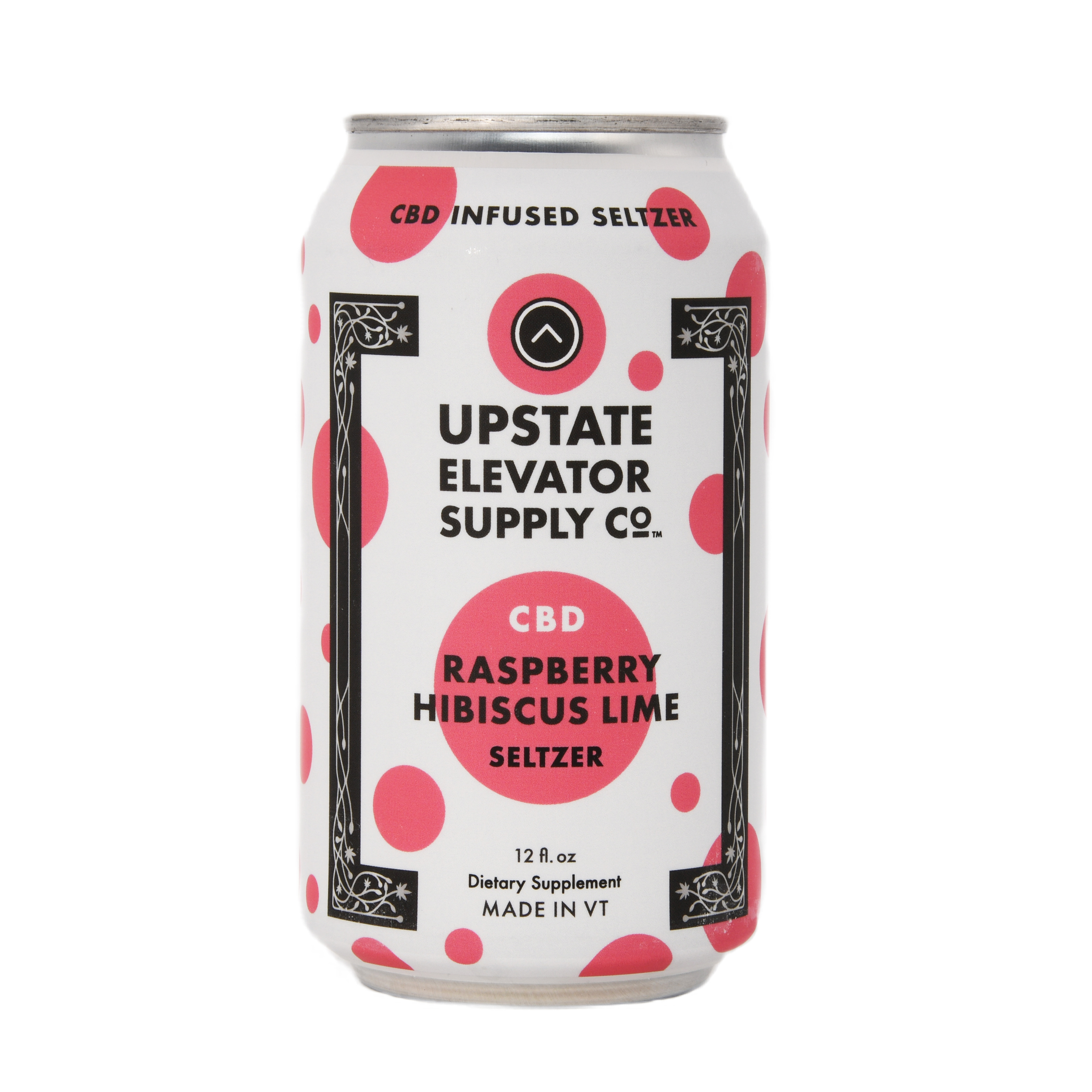 CBD Raspberry Hibiscus Lime Seltzer