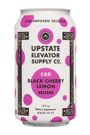 Upstate Elevator Supply Co.: UpstateElevatorSupply-12oz-2022-CBD-Seltzer-BlackCherryLemon-Front
