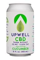 Upwell: Upwell-12oz-CBD-Sparkling-Cucumber-Front