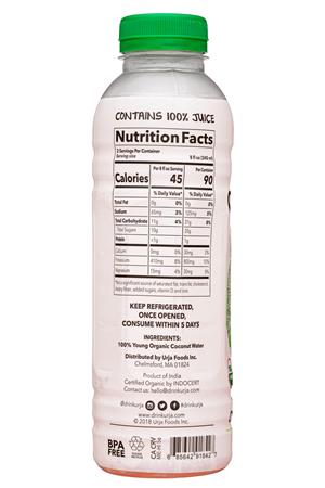 Urja : Urja-16oz-2021-CoconutWater-Facts