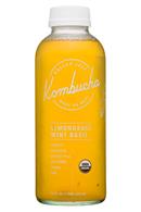 Valley Isle Kombucha: ValleyIsle-16oz-Kombucha-LemongrassMintBasil-Front