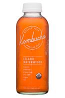 Valley Isle Kombucha: ValleyIsle-16oz-Kombucha-IslandWatermelon-Front