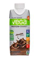 Vega Protein+ Shake: Vega-11oz-ProteinShake-Choc-Front