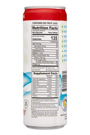 Venice Beach Beverage: VeniceBeachBeverage-12oz-2023-IcedTea-BlackCherry-Facts
