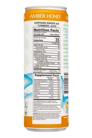 Venice Beach Beverage: VeniceBeachBeverage-12oz-2023-GingerTea-Turmeric-Facts