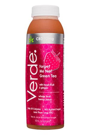 Verde: Verde-10oz-2021-CBDTea-ForgetMeNot-Front