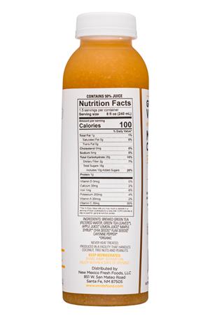 Verde: Verde-12oz-2021-Juice-MapleLemonAid-Facts