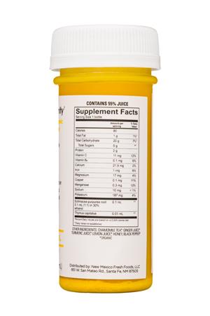 Verde: Verde-2oz-2021-JuiceShot-Immunity-Facts