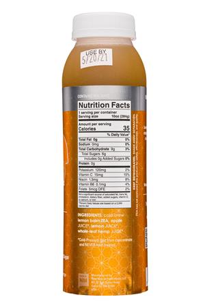 Verde: Verde-10oz-2021-CBDTea-LemonChill-Facts