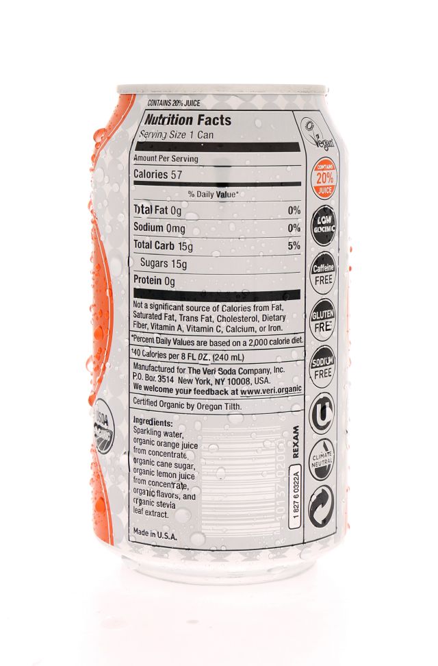 Veri Soda: Veri Orange Facts