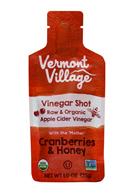 Vermont Village Vinegar Shots: VermontVillage-1oz-VinegarShot-CranHoney-Front