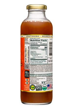 Vibal Energy Tea: Vibal-16oz-2023-EnergyTea-Pom-Facts