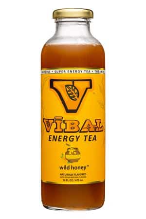 Vibal Energy Tea: Vibal-16oz-2023-EnergyTea-WildHoney-Front