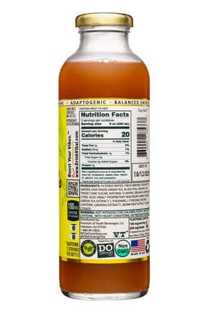Vibal Energy Tea: Vibal-16oz-2023-EnergyTea-Lemonade-Facts