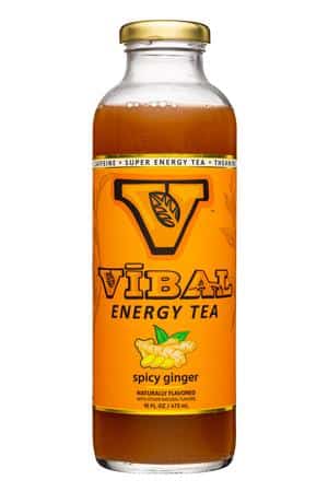Vibal Energy Tea: Vibal-16oz-2023-EnergyTea-SpicyGinger-Front