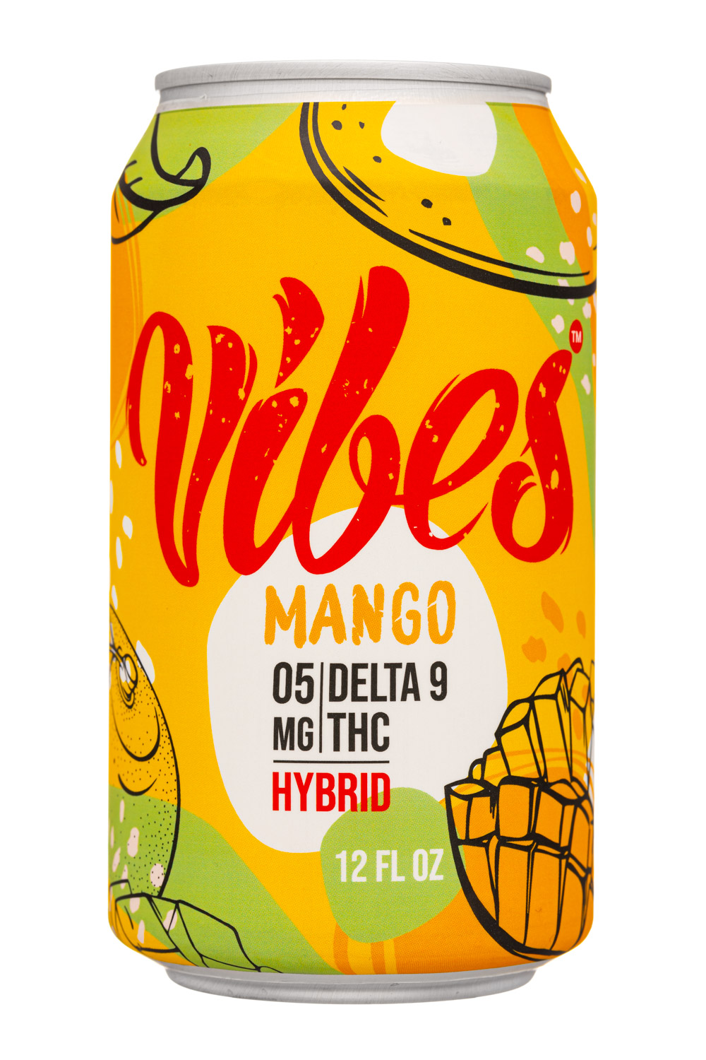 Vibes: Vibes-12oz-2023-THCDrink-Mango-Front
