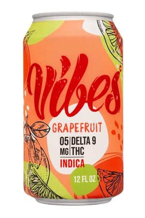 Vibes: Vibes-12oz-2023-THCDrink-Grapefruit-Front