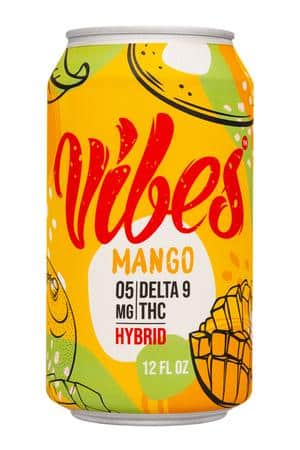 Vibes: Vibes-12oz-2023-THCDrink-Mango-Front