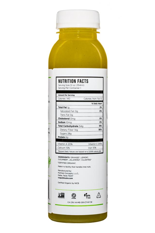 Vim Vitae: VimVitae-Exotics-12oz-SpicyRita-Facts