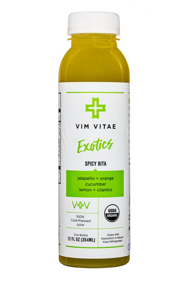 Vim Vitae: VimVitae-Exotics-12oz-SpicyRita-Front