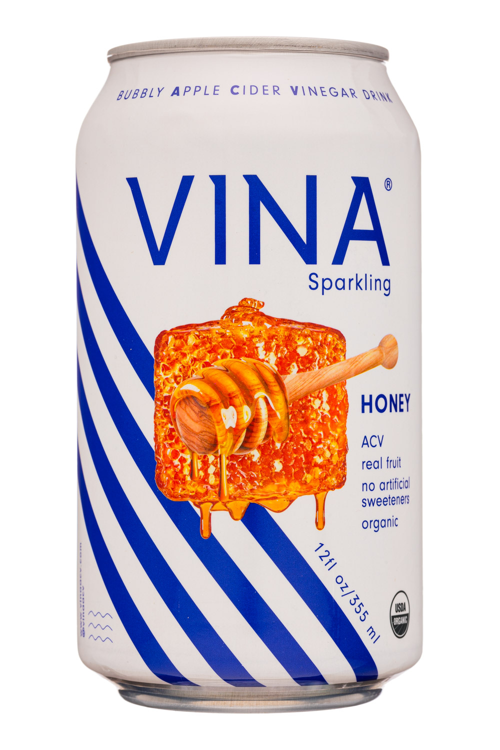 Vina : Vina-12oz-ACVSparkling-Honey-Front