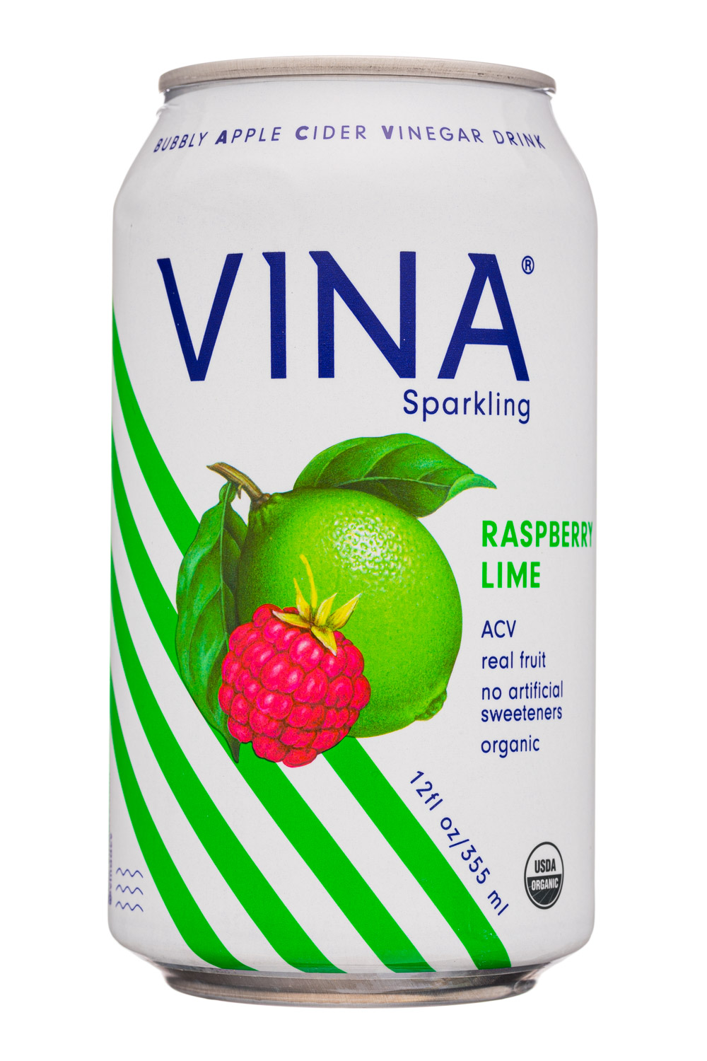 Vina : Vina-12oz-ACVSparkling-RaspLime-Front