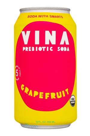 Vina : Vina-12oz-2022-Prebiotic-Grapefruit-Front