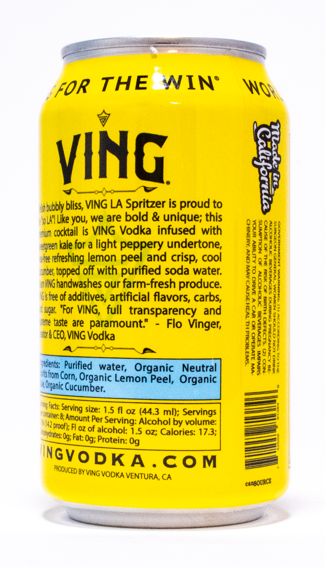 VING Vodka: Photo of LA Spritzer - VING Vodka (uploaded by company)