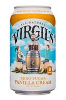 Virgil's Sodas: Virgils-12oz-ZeroSugar-VanillaCream-Front