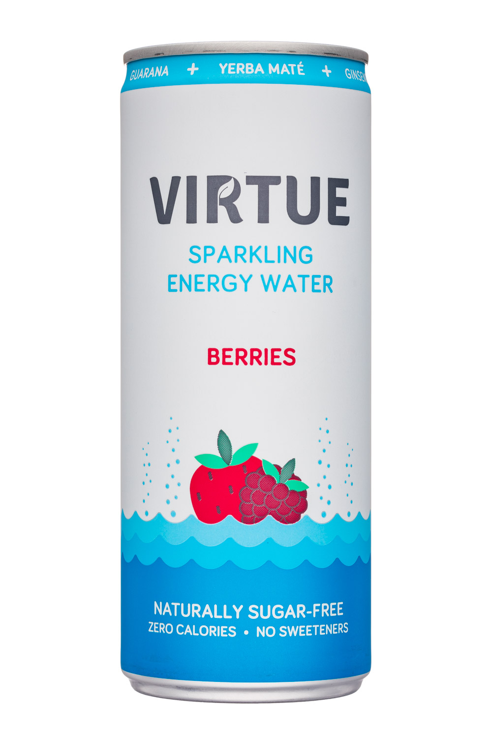 Virtue Drinks: Virtue-SparklingEnergyWater-Berries-Front