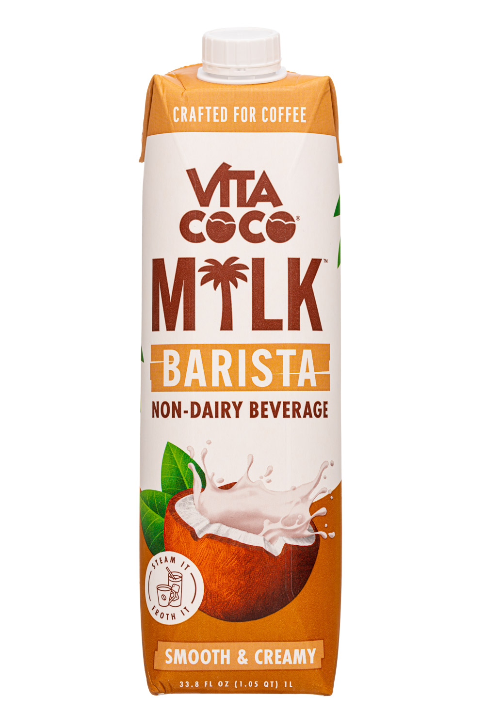 Vita Coco Coconut Water: VitaCoco-34oz-2023-Barista-Front