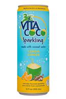 Vita Coco Coconut Water: VitaCoco-12oz-Sparkling-LemonGinger-Front