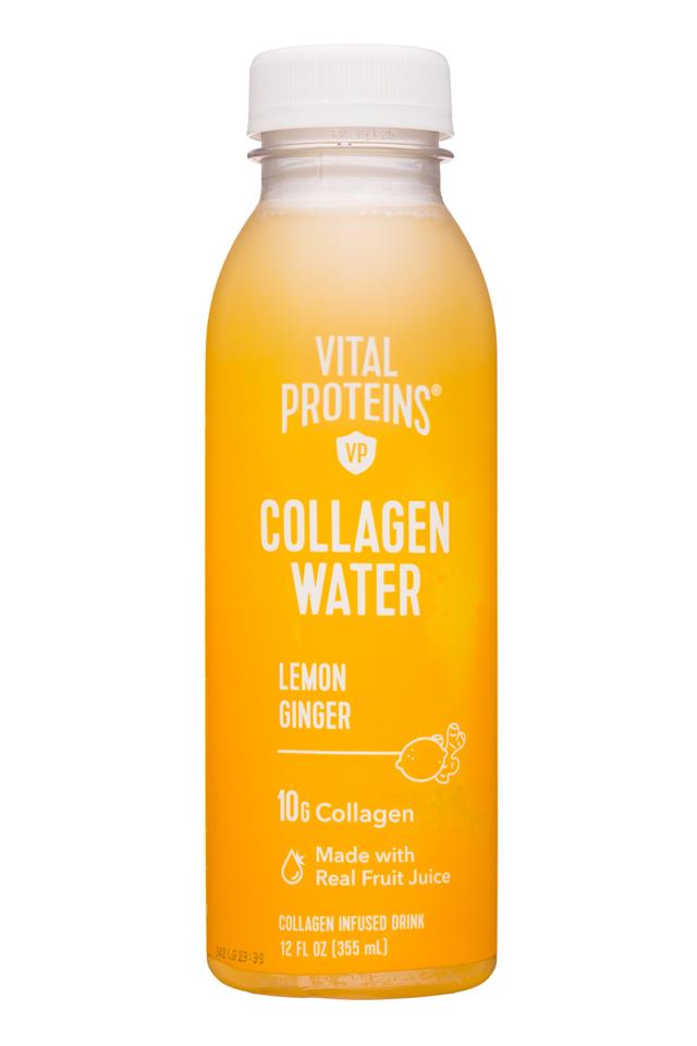 Vital Proteins: Collagen Water: VitalProteins-12oz-CollagenWater-LemonGinger-Front