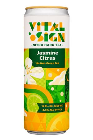 Vital Sign - Nitro Cold-Brewed Hard Tea: VitalSign-12oz-2021-NitroHardTea-JasmineCitrus
