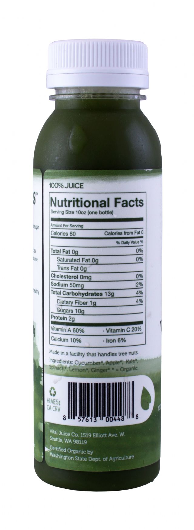 Vital Juice: Vital Greens Facts