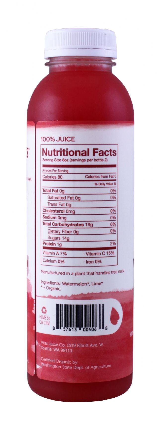 Vital Juice: VitalMelon LG Facts