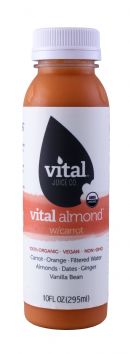Vital Juice: VitalAlmond Carrot Front