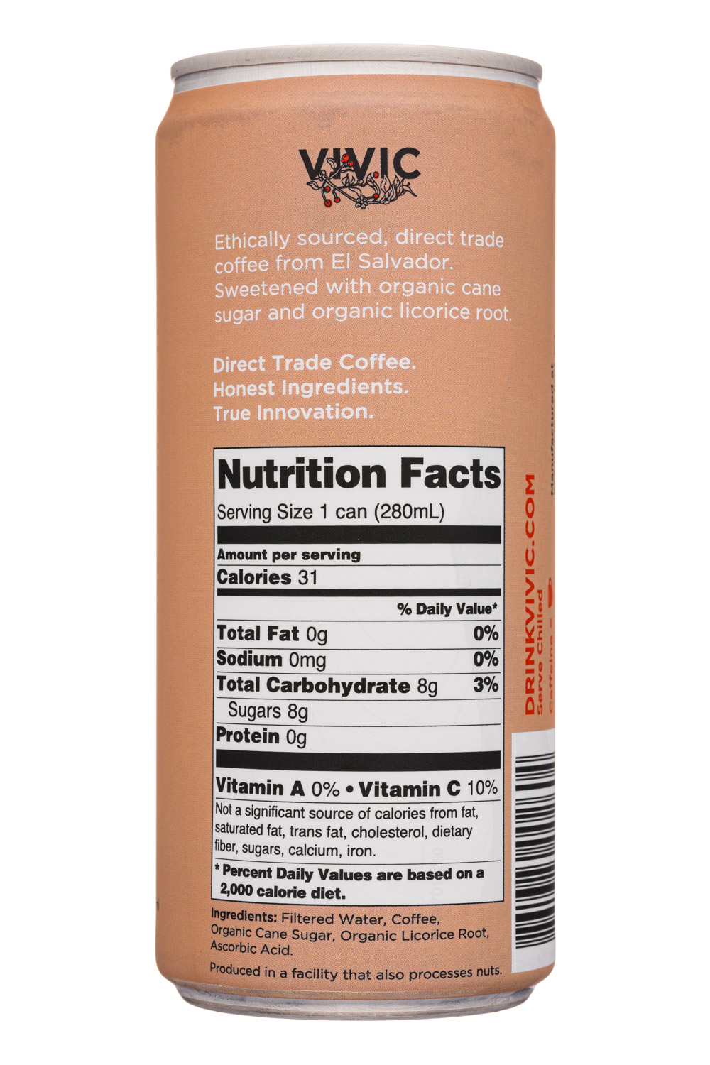 Vivic: Vivic-10oz-SparklingCoffee19-Original-Facts