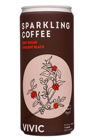 Vivic: Vivic-10oz-2020-SparklingCoffee-Black-Front