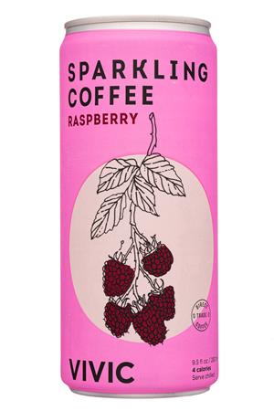 Vivic: Vivic-10oz-2020-SparklingCoffee-Rasp-Front