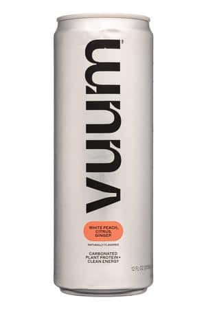 Vuum: Vuum-12oz-2023-WhitePeachCitrusGinger-Front