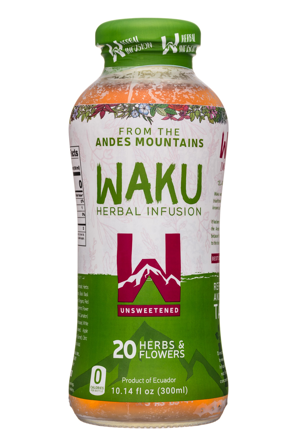 Waku: Waku-10oz-Herbal-Unsweet-Front