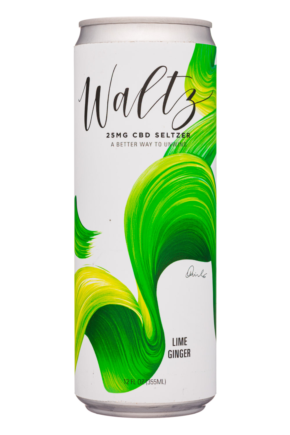 Waltz: Waltz-12oz-CBDSeltzer-LimeGinger-Front