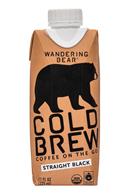 Wandering Bear Cold Brew: WanderingBear-11oz-ColdBrew-Black-Front