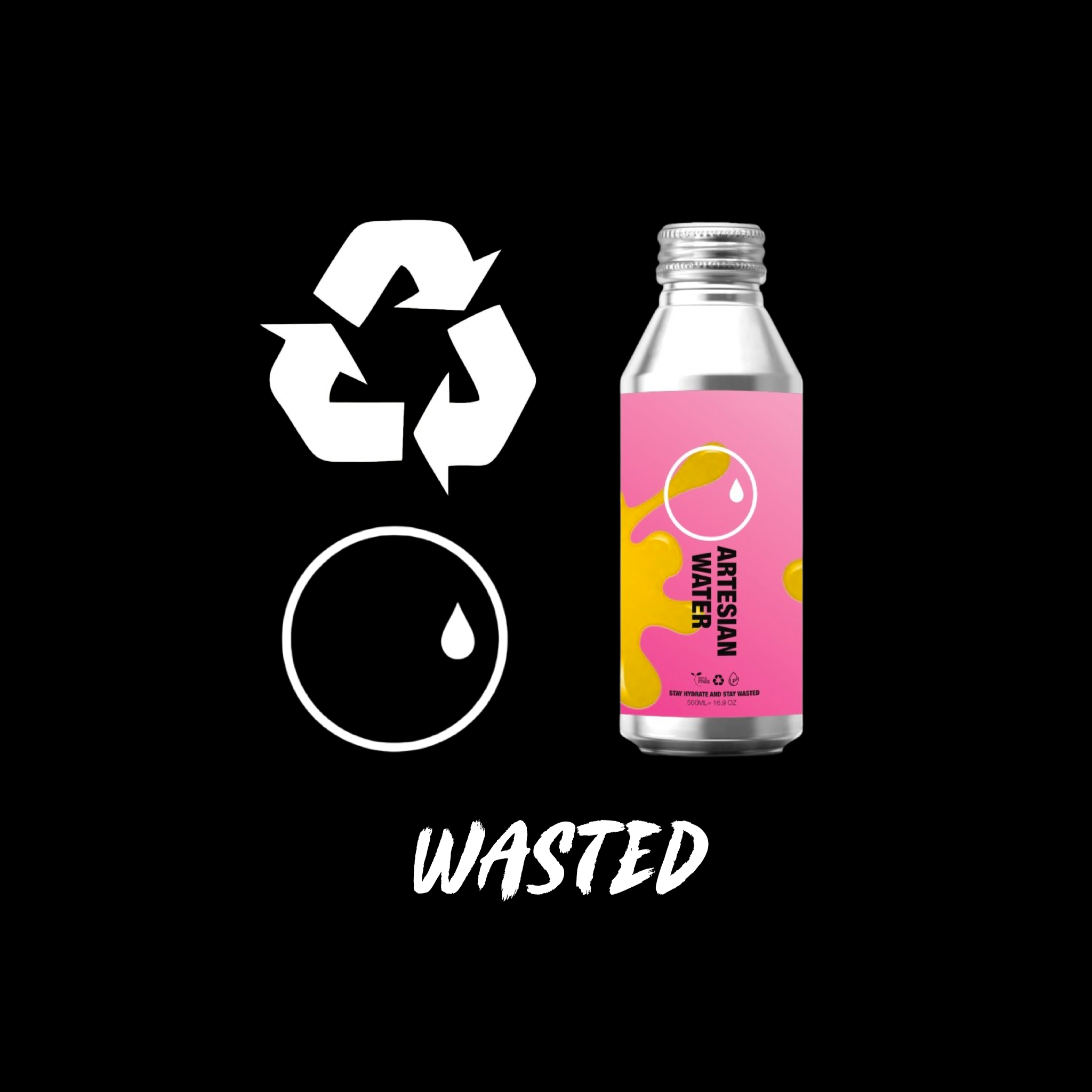 Wasted: Photo of Wasted - Artesian Spring Water - Wasted (uploaded by company)