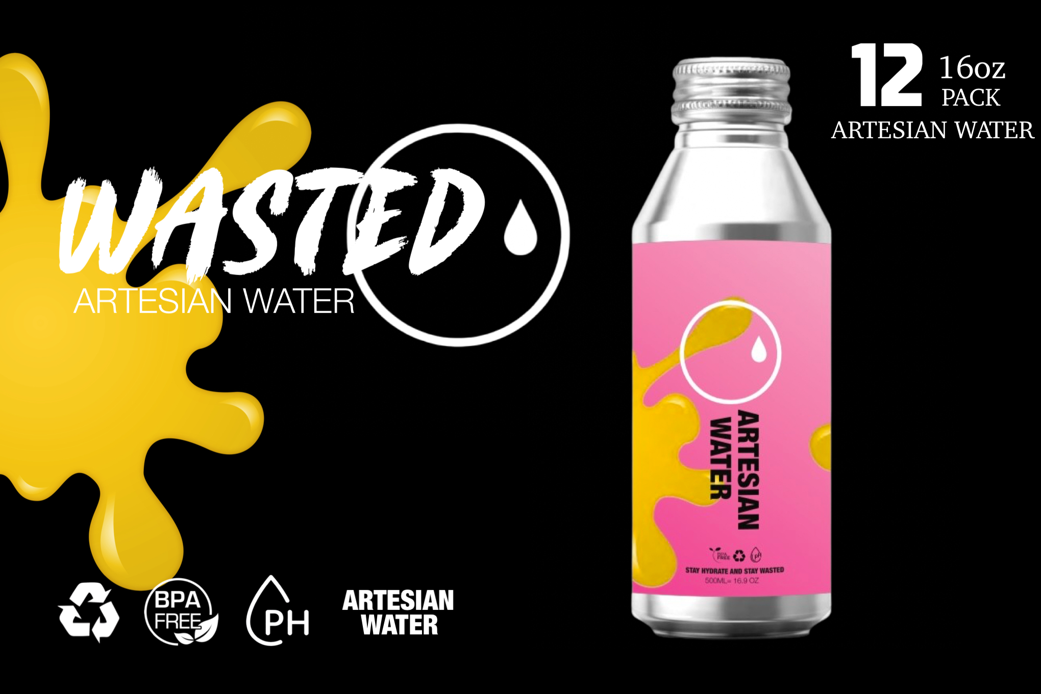Wasted: Photo of Wasted - Artesian Spring Water - Wasted (uploaded by company)