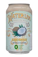 Waterloo Sparkling Water: Waterloo-12oz-SparklingWater-Coconut-Front